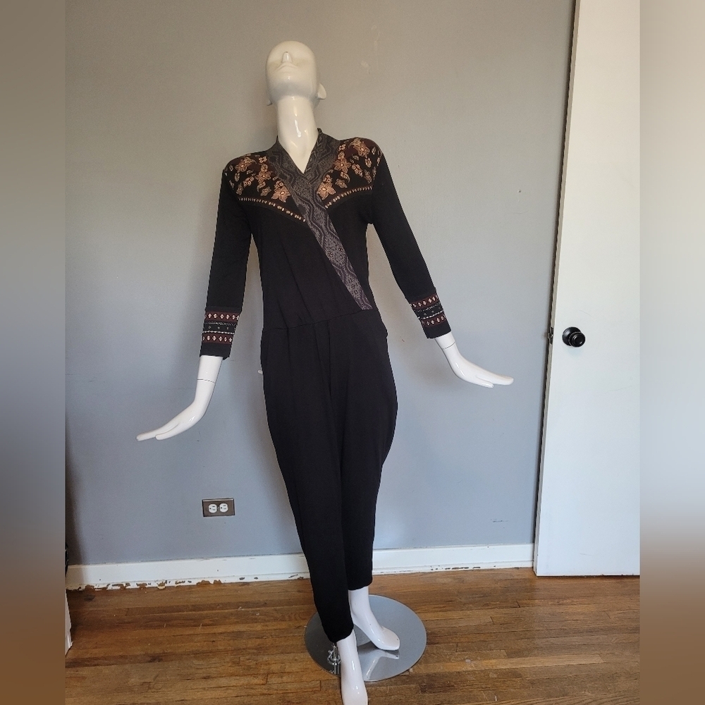 Desigual Jumpsuit With Contrast Neck And Cuffs, VGUC, Approximate Size M